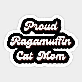 Ragamuffin Cat Sticker